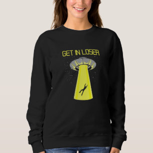 Camiseta Entre Em Perdedor Com O Rapto Da Alienígena Voando