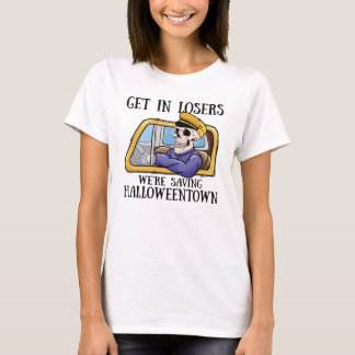 Camiseta Entre em perdedores Estamos salvando a cidade do D