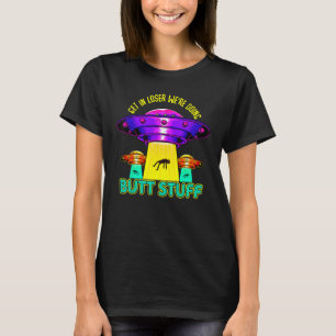 Camiseta Entre, estamos fazendo Bumbum, Alienígena de camis