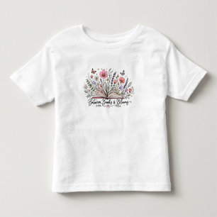 Camiseta Entre livros e flores amante de livros leitor