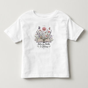 Camiseta Entre livros e flores amante de livros leitor