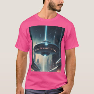 Camiseta Entre Luzes Ufo - Invasão Alienígena