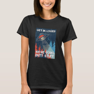 Camiseta Entre no perdedor Estamos fazendo coisas do Bumbum