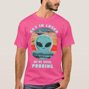 Camiseta Entre No Perdedor Vamos Provocar Alienígena Engraç