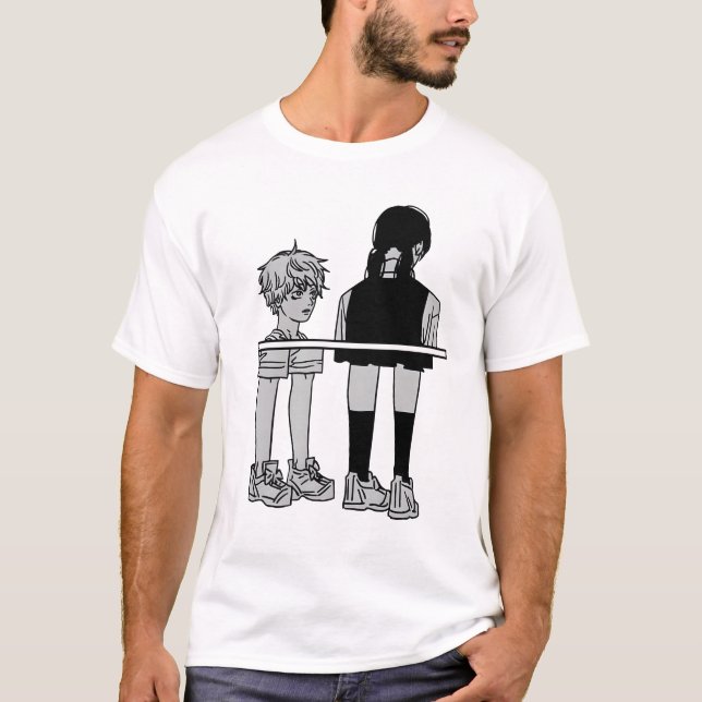 Camiseta Entre Nós Denji & Asa (Frente)