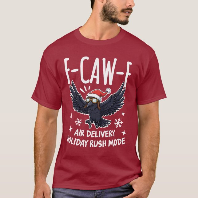 Camiseta Entrega Aérea de Natal do F-Caw-F (Frente)