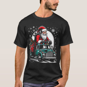 Camiseta Entrega de Caminhões de Natal para papais noeis