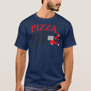 Camiseta Entrega de pizza com fantasia de pizza para quem