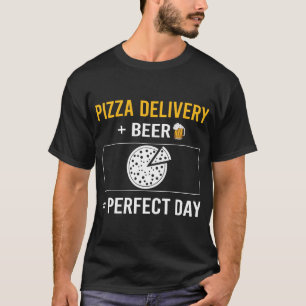 Camiseta Entrega de Pizza do Dia da Cerveja