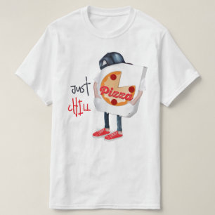 Camiseta Entrega de pizza engraçada