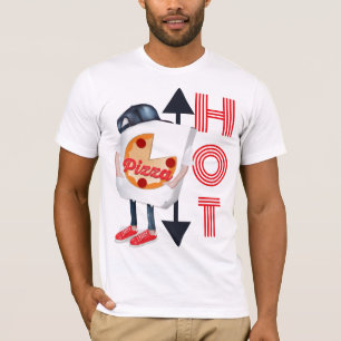 Camiseta Entrega de pizza engraçada
