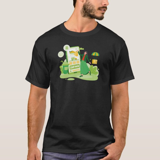 Camiseta Entrega Rápida (Frente)