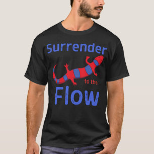 Camiseta Entregar Para O Fio Dos Lagartos De Fluxo