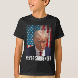 Camiseta Entregue Trump Mug Shot 2024 Presidente americano