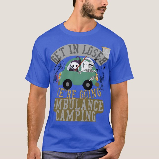Camiseta Entrepe loser, vamos acampar com a família da ambu (Frente)