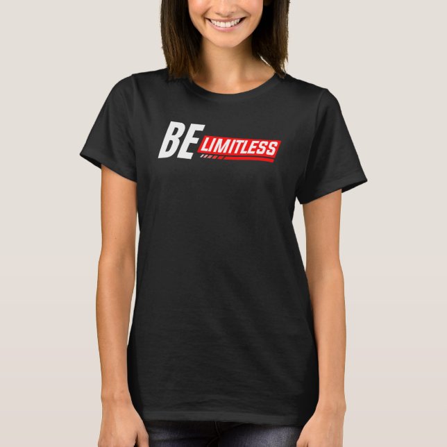 Camiseta Entrepreneur Inspirational  Be Limitless Business  (Frente)