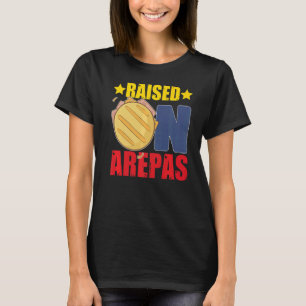 Camiseta Entrevista Com Arepas Engraçado Venezuela Comida P