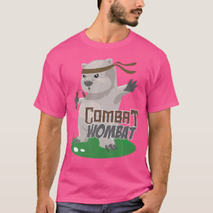 Camiseta Entrevista com Wombat Funny Karate Wombat Artista 