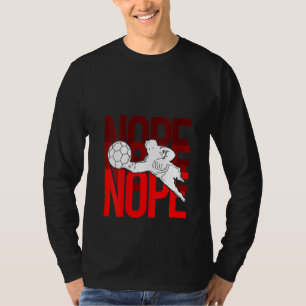 Camiseta Entrevista Womens Goalie Nope Stadium Athlete