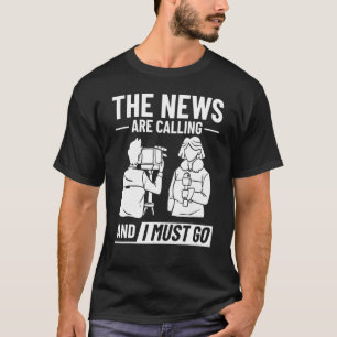 Camiseta Entrevistas com o Neporter Microphone Camera 1