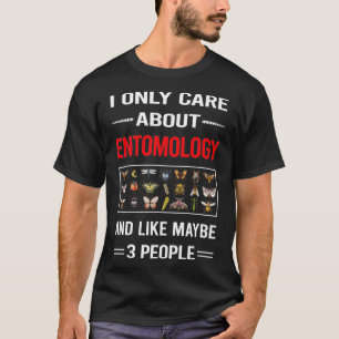 Camiseta Entusiasmo 3 Pessoas Entomologista Inseto Inseto