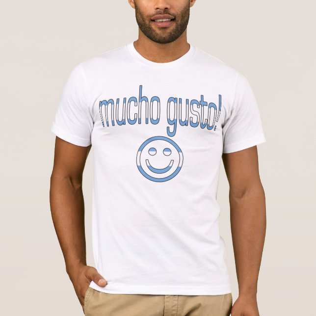 Camiseta Entusiasmo de Mucho! Cores da bandeira de (Frente)