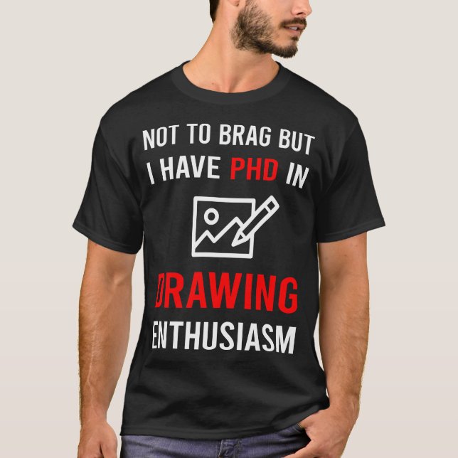 Camiseta Entusiasmo Desenho (Frente)