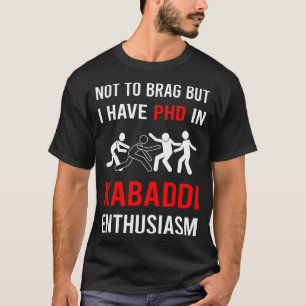 Camiseta Entusiasmo Kabaddi Kabadi