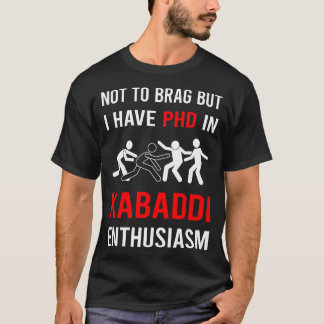 Camiseta Entusiasmo Kabaddi Kabadi