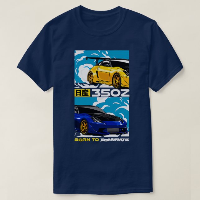 Camiseta Entusiasta 350Z (Frente do Design)