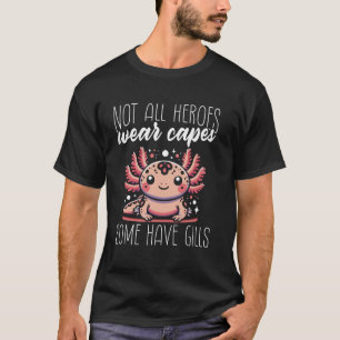 Camiseta Entusiasta Axolotl Design encantador rosa 1