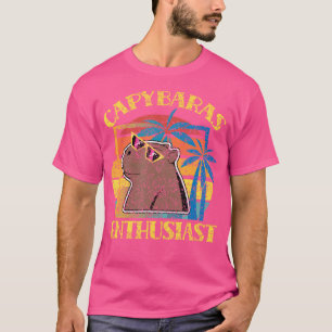 Camiseta Entusiasta Capybara Entusiasta Rodent Capybaras An
