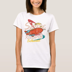 Camiseta Entusiasta da pesquisa espacial