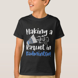 Camiseta Entusiasta da Peteca de Badminton Treinador de Rac