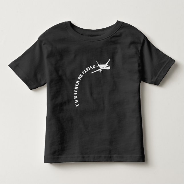 Camiseta  Entusiasta de aviação de avião piloto (Frente)