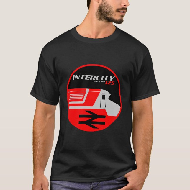 Camiseta Entusiasta de Comboios Clássicos da Intercidade Fe (Frente)
