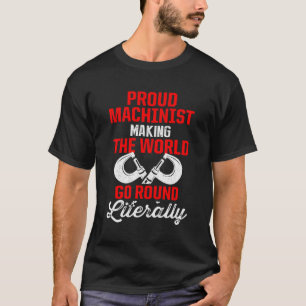 Camiseta Entusiasta de Ferramentas de Operador de Máquina M