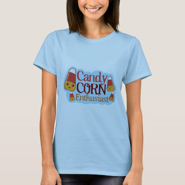 Camiseta Entusiasta de milho doce (design limpo) (Frente)