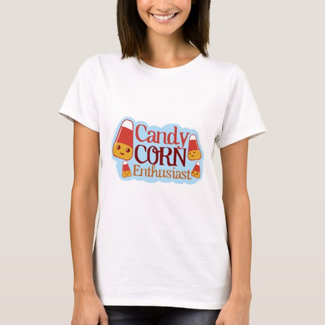 Camiseta Entusiasta de milho doce (design limpo) (Frente)