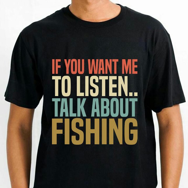 Camiseta Entusiasta de pesca com a aventura externa - Retro (Fishing Enthusiast Outdoor Adventure Retro Vintage T-Shirt)