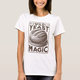 Camiseta Entusiasta de produção de pão de levedura mágica s