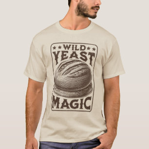 Camiseta Entusiasta de produção de pão de levedura mágica s