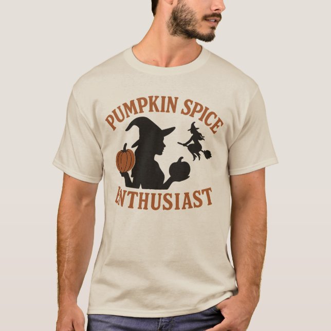 Camiseta Entusiasta de Pumpkin Spice | Presente Divertido p (Frente)