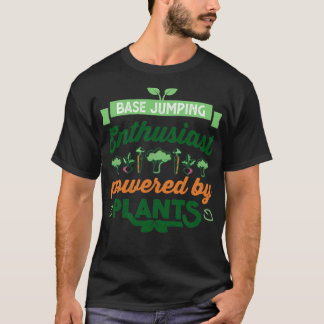 Camiseta Entusiasta de salto básico alimentado por Plantas