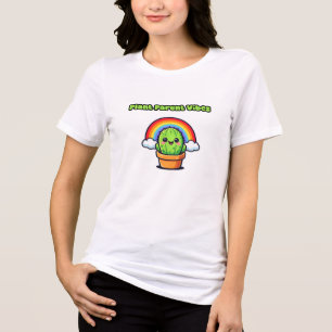 Camiseta Entusiasta de Vibrações de Pais de Plantas Amante