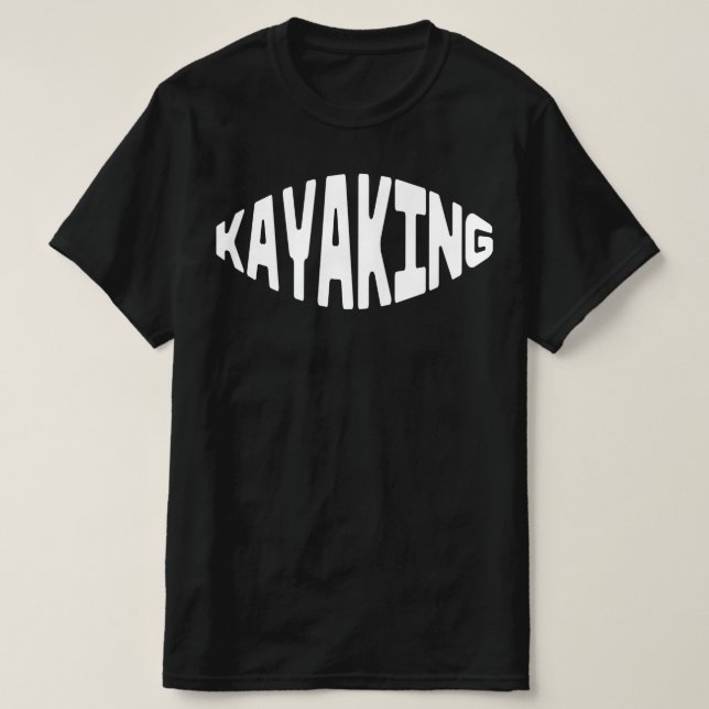 Camiseta Entusiasta do Caiaque (Frente do Design)