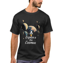 Camiseta Entusiasta do Espaço e Astronomia