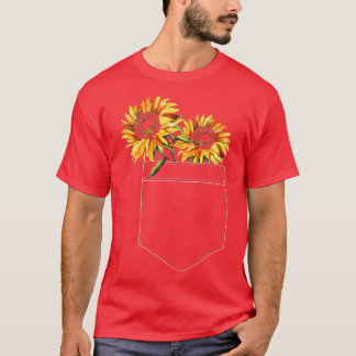 Camiseta Entusiasta do Jardim Florestal de Girassol de Bols