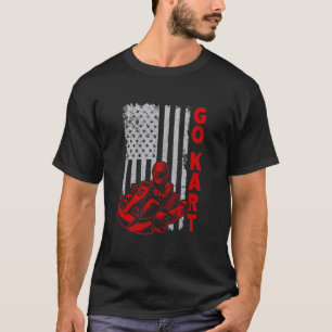 Camiseta Entusiasta do Kart Racing Karting Driver Carrando