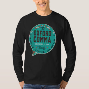 Camiseta Entusiasta do Livro de Gramática do Clube de Comma